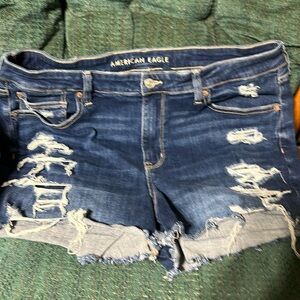 American eagle high rise shortie in next level stretch shorts